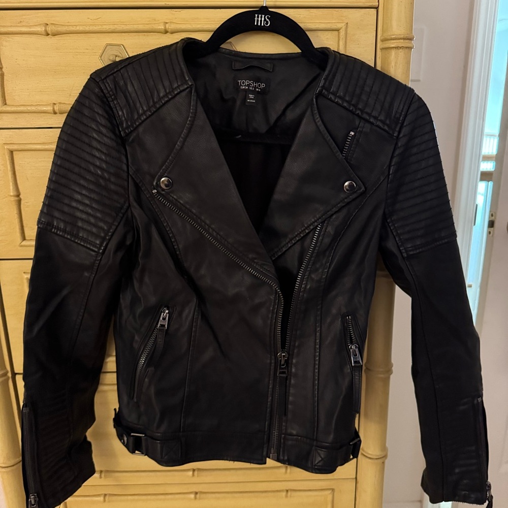 Topshop Leather Jacket